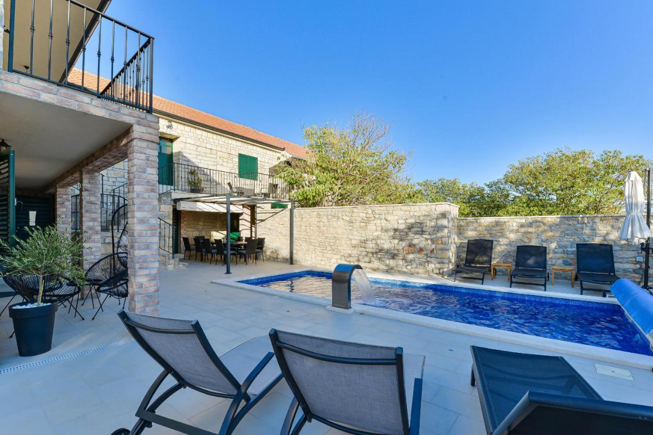 Stone Villa Didovi Snovi With Heated Pool Lisane Ostrovicke Exterior foto